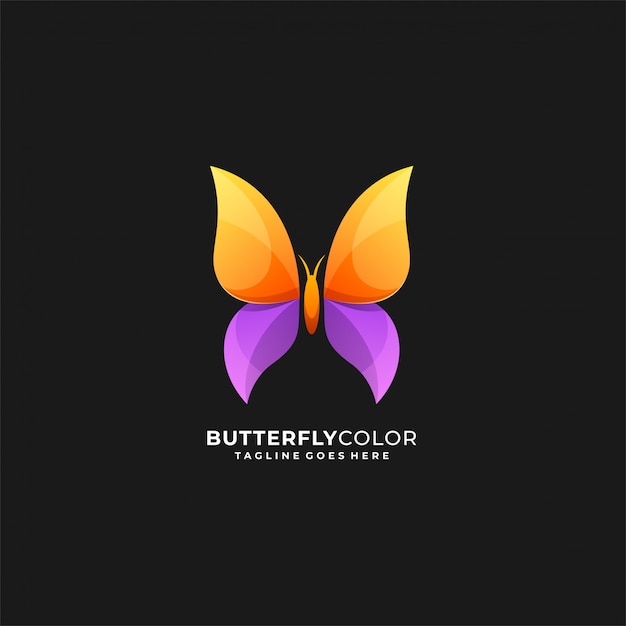 Butterfly color fantastico logo.