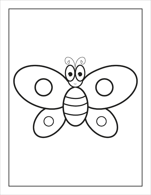 Butterfly Coloring Pages for Kids