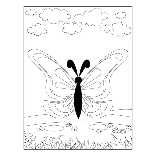 Butterfly coloring pages