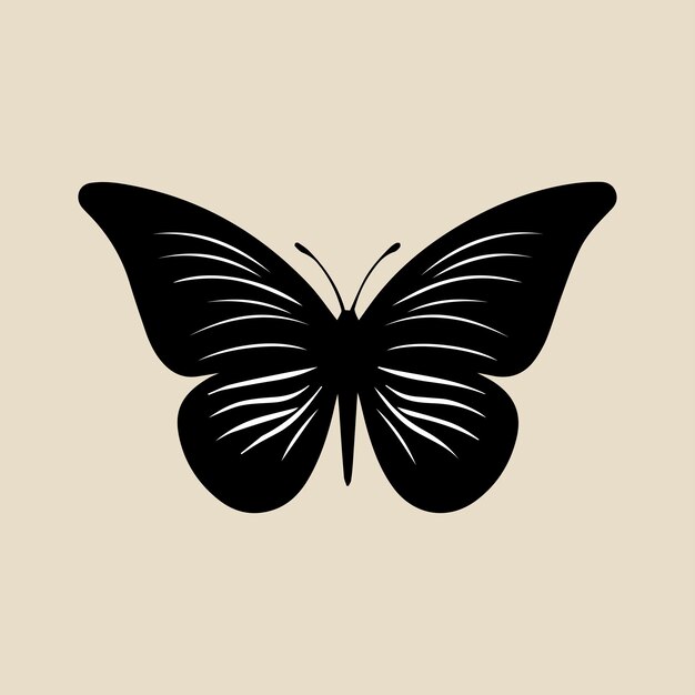 Butterfly conceptual simple Icon Logo