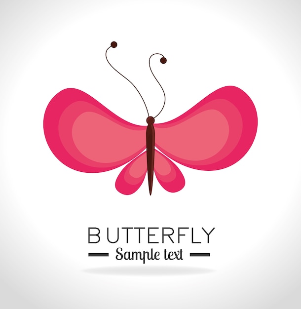 Butterfly design.