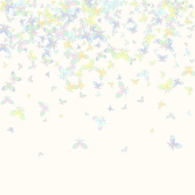 Vector butterfly from watercolor flower vector