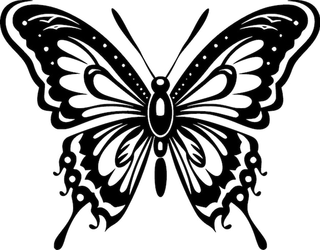 Butterfly Hoge kwaliteit Vector Logo Vector illustratie ideaal voor Tshirt grafische