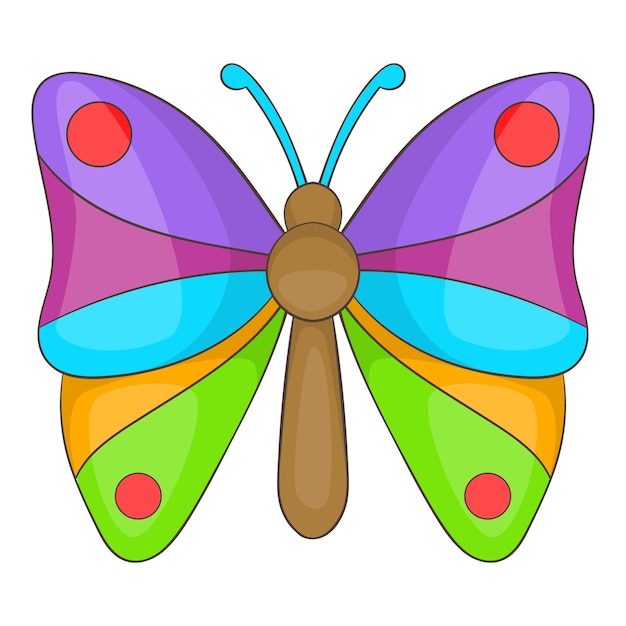 Butterfly icon Cartoon illustration of butterfly vector icon for web