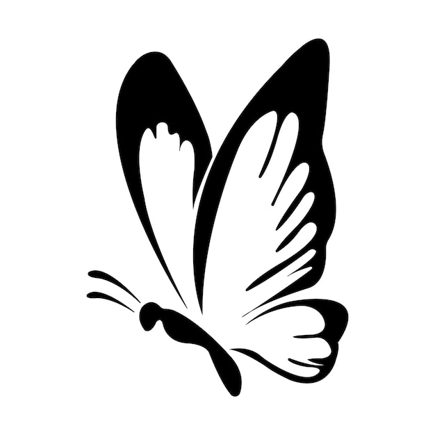 Butterfly icon logo vector design template