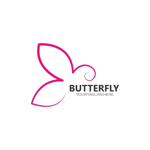 Butterfly illustration vector design