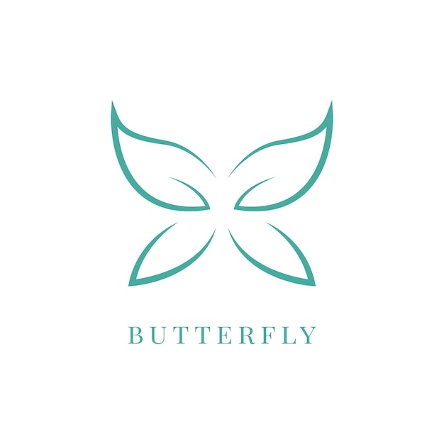 Вдохновение для дизайна логотипа Butterfly Leaves