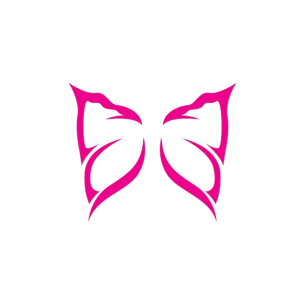 Butterfly Logo Animal Design With Beautiful Wings Decorative Animals Product Brands