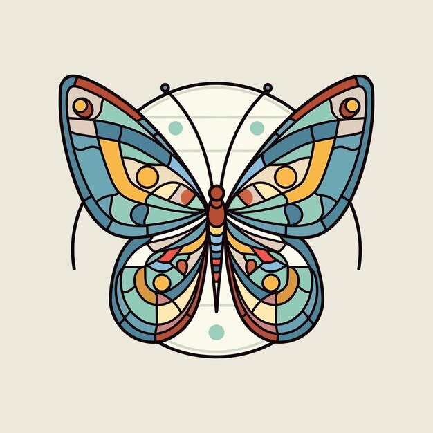 Vector butterfly logo brand design is elegant and sophisticated beauty and transformation