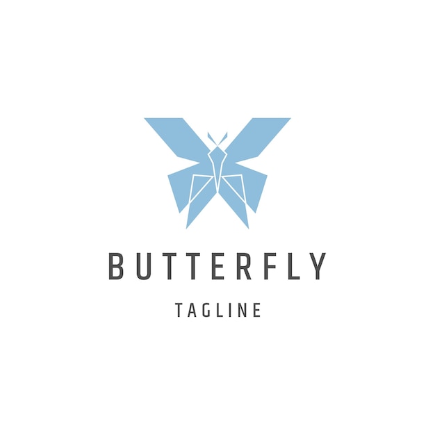 Butterfly logo concept design template element vector illustration