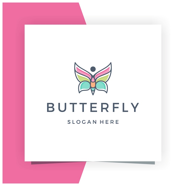 Butterfly Logo Дизайн Вдохновение