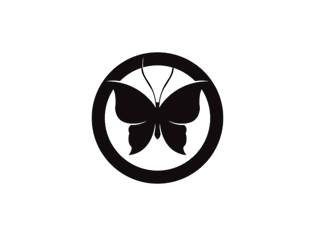 蝶のロゴ デザインのベクトル インスピレーション蝶のベクトルのロゴ