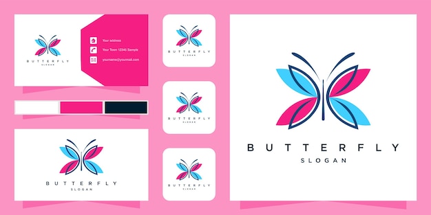 Дизайн логотипа Butterfly
