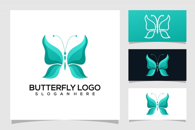 butterfly logo design