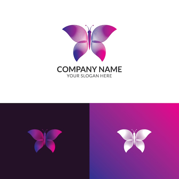 Butterfly logo design