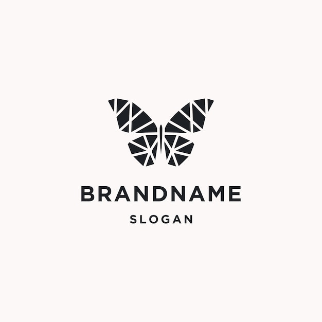 Butterfly logo icon design template