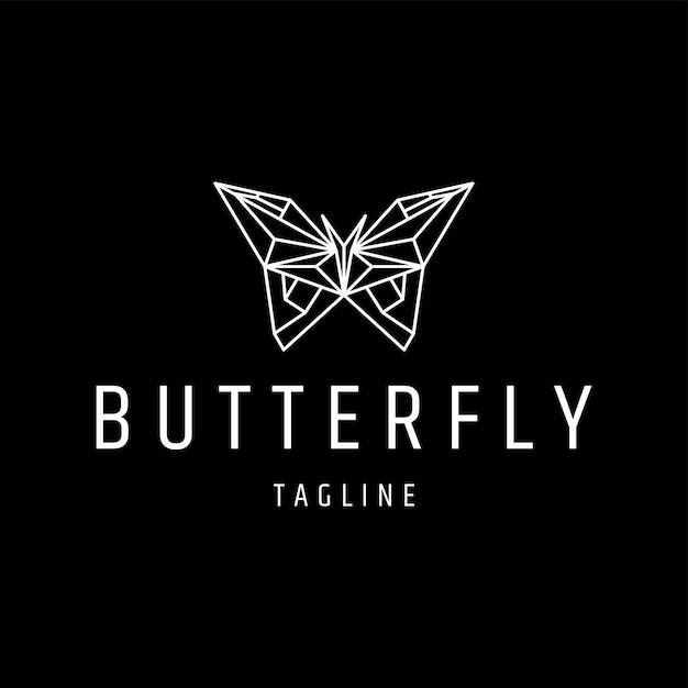 Butterfly logo icon design template