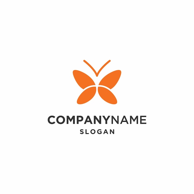 Butterfly logo icon design template