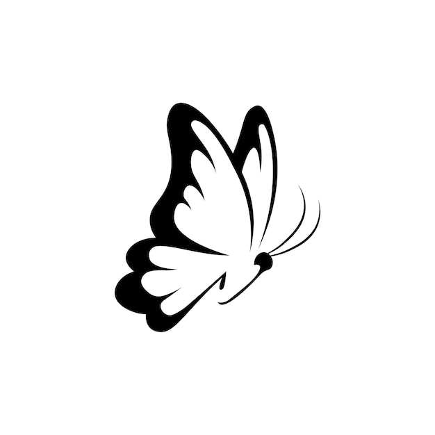 Butterfly logo illustration vector design