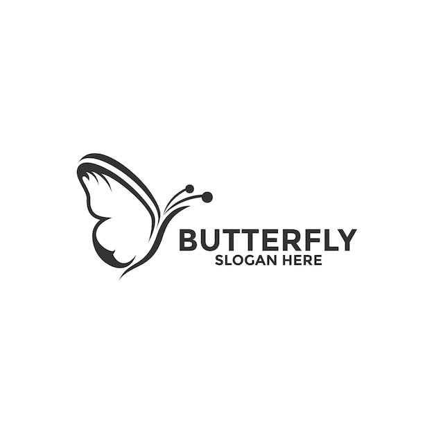 Butterfly logo Luxury Butterfly line art Universal premium butterfly symbol logotype