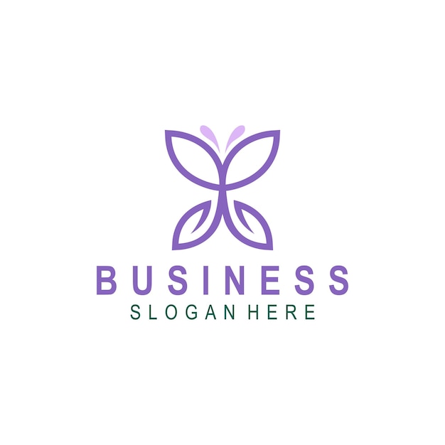 Butterfly logo template icon design