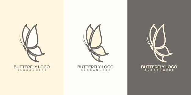  butterfly logo template