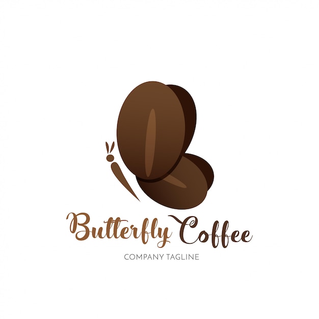 Butterfly logo vector.