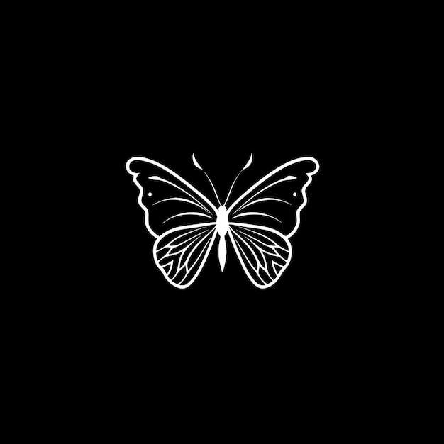 Butterfly Minimalist and Simple Silhouette Vector illustration