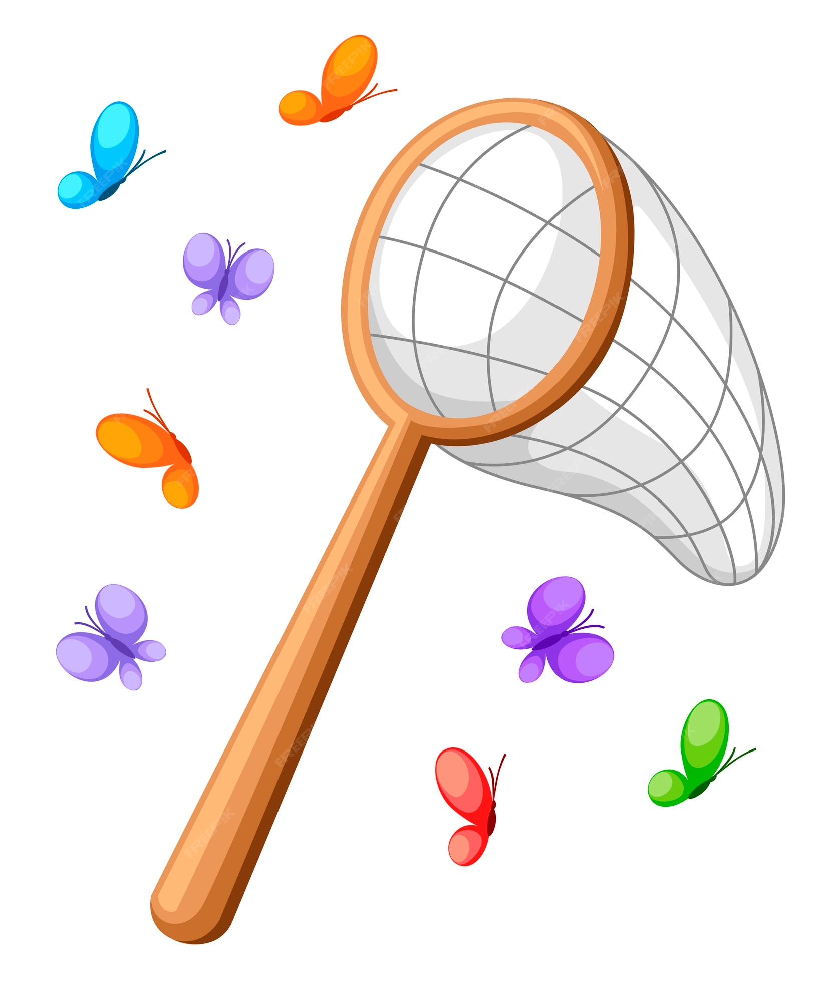 butterfly net clipart