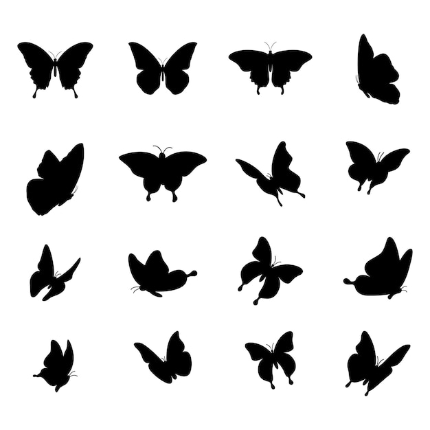 Butterfly Silhouette Design