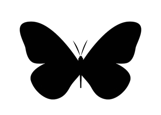 Butterfly silhouette icon