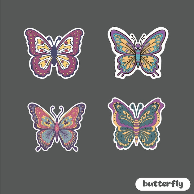 butterfly sticker