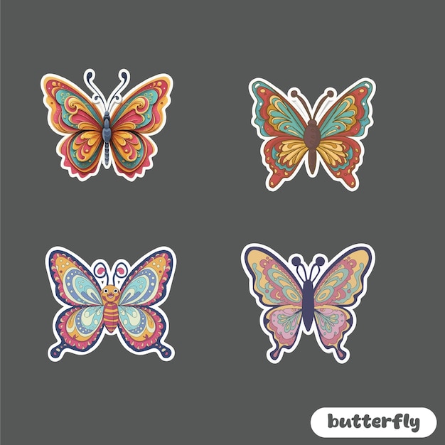 butterfly sticker