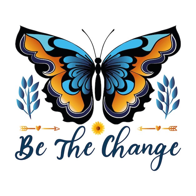 butterfly tshirt design