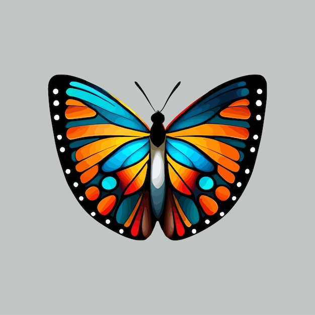 Butterfly vector ai generated image