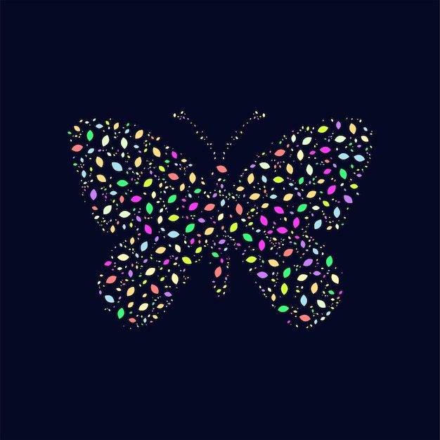 Butterfly vector art logo