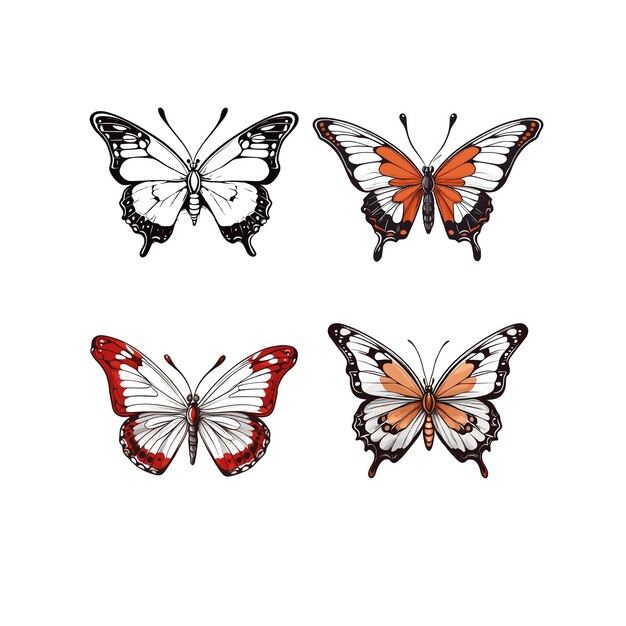 Vector butterfly vector clipart