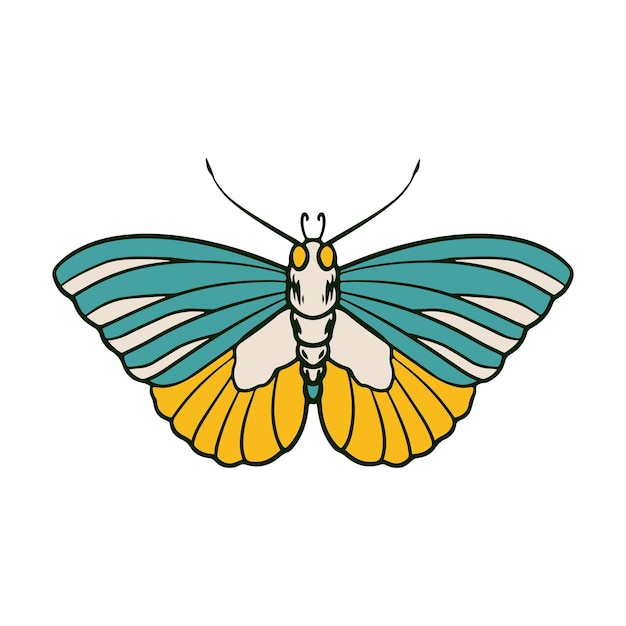 Illustrazione vettoriale delle farfalle