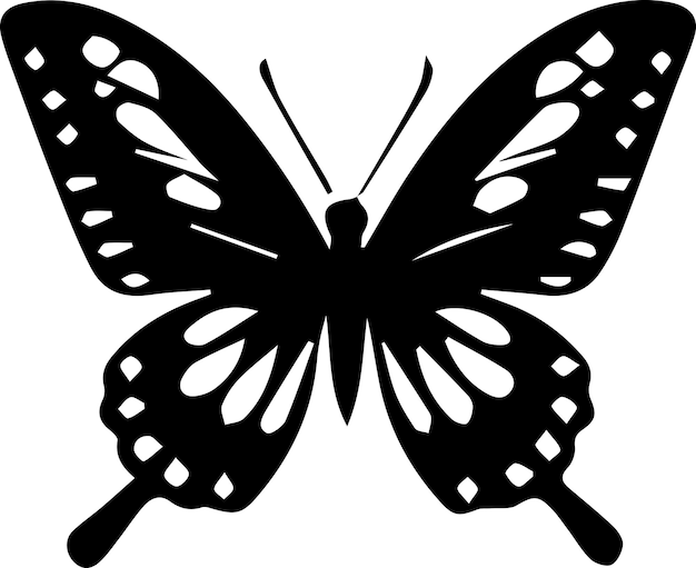 Butterfly vector silhouette illustration 11