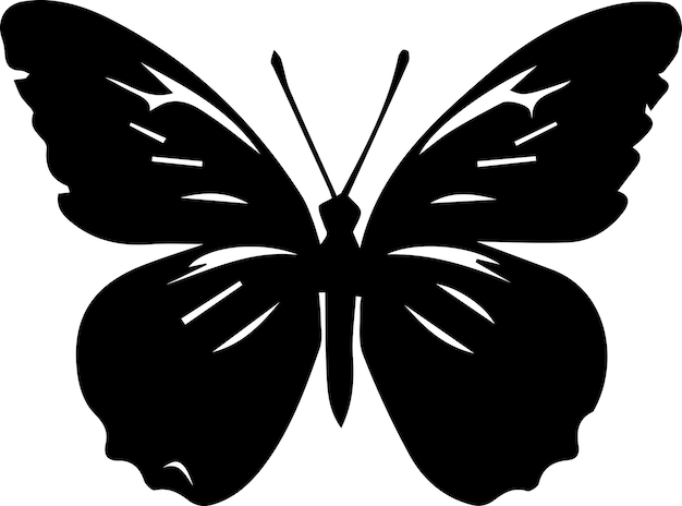 Butterfly vector silhouette illustration 5