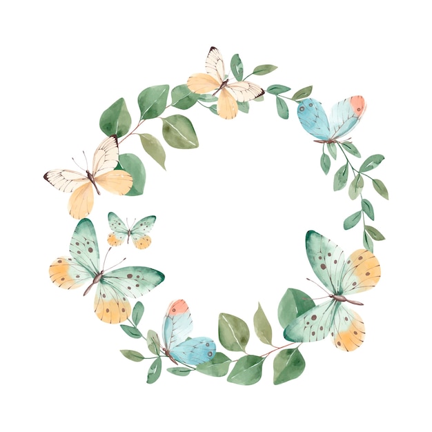 butterfly wreath