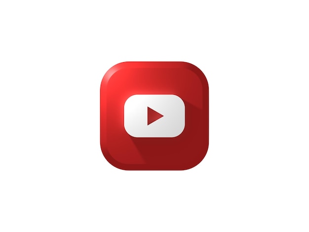 Button 3D Icon YouTube