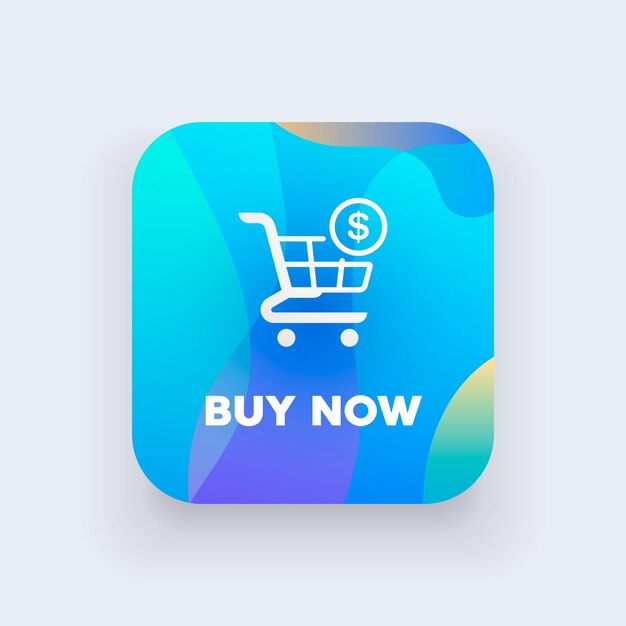 Button Design for CTA or Call to Action with Colorful Gradient and Modern Style