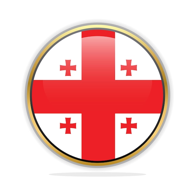 Button Flag Design Template Georgia