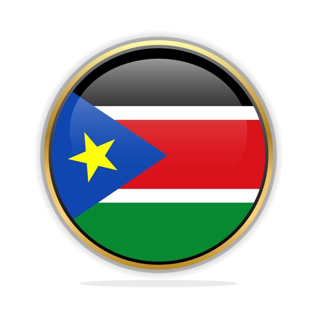button flag design template south sudan