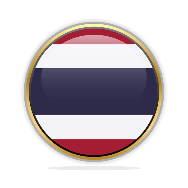 Button Flag Design Template Thailand