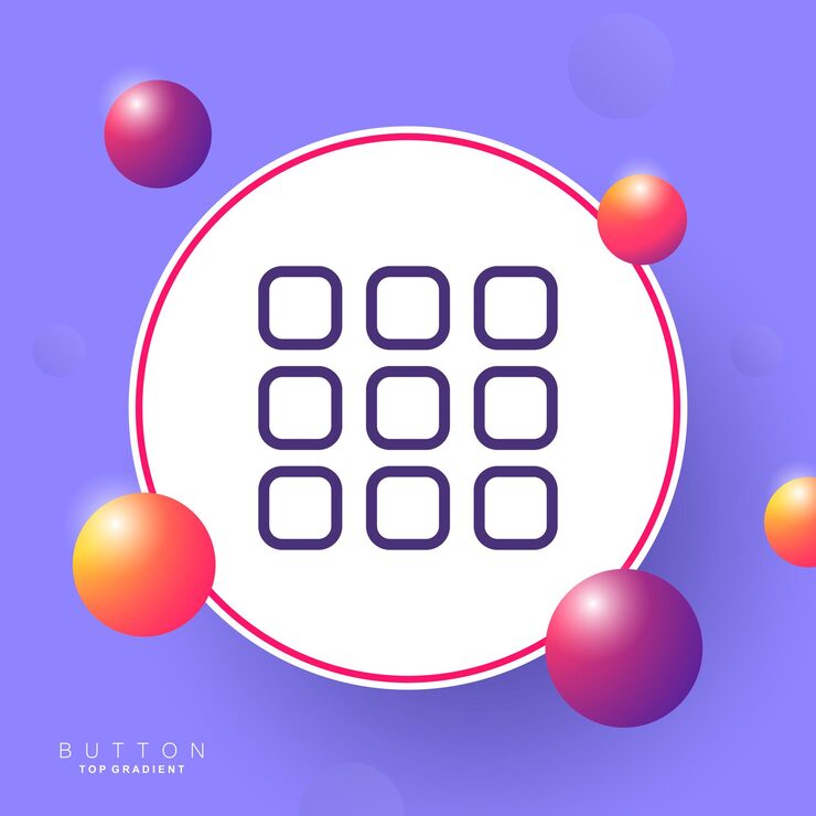 Vector button menu line icon chart diagram columns tables infographics databases sorting alignment analytics data analysis concept vector line icon for business and advertising
