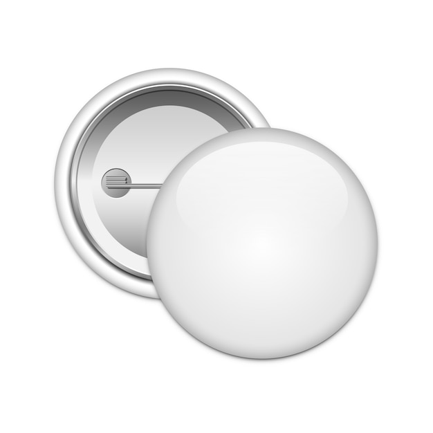 Button pin  isolated 