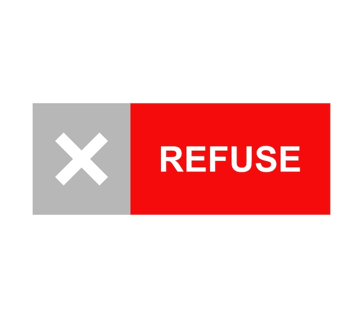 Vector button refuse