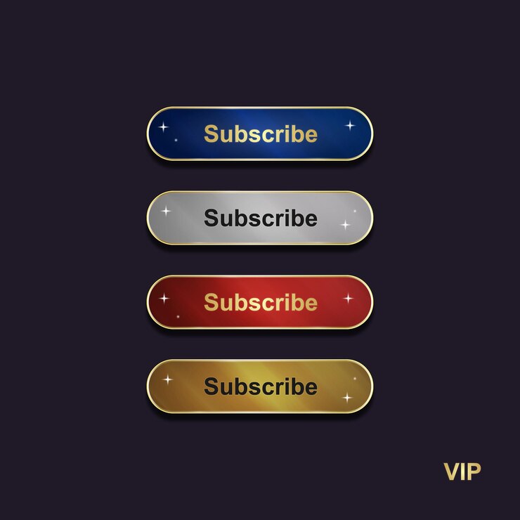 वेक्टर button template